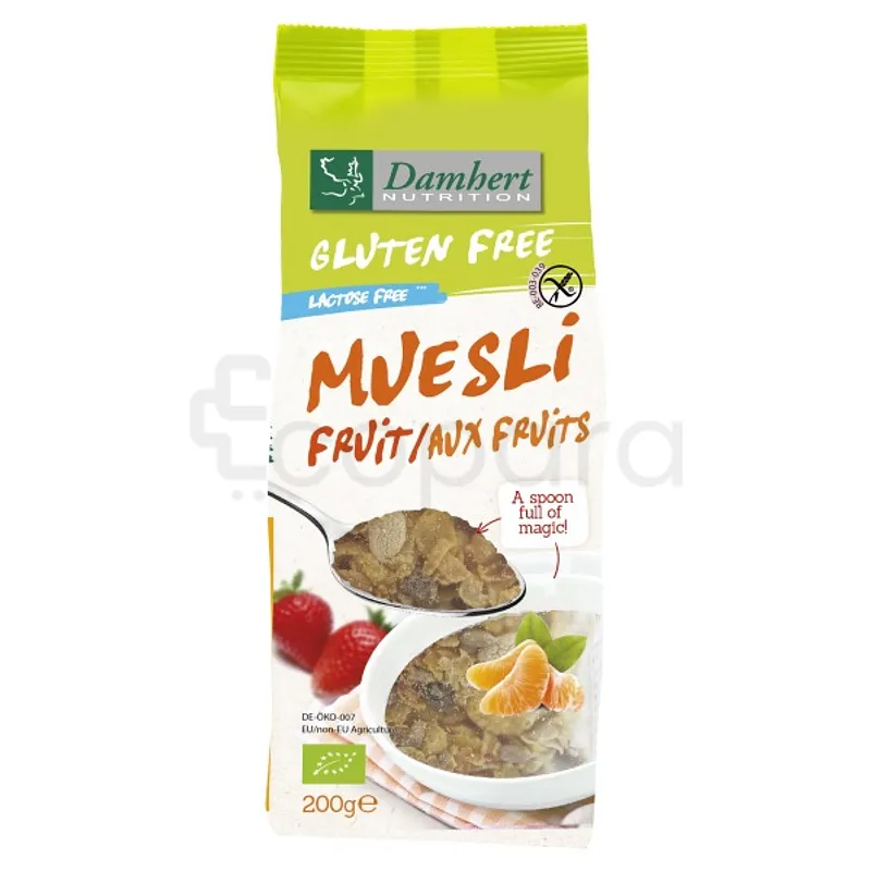 DAMHERT MUESLI FRUIT SANS GLUTEN 175G