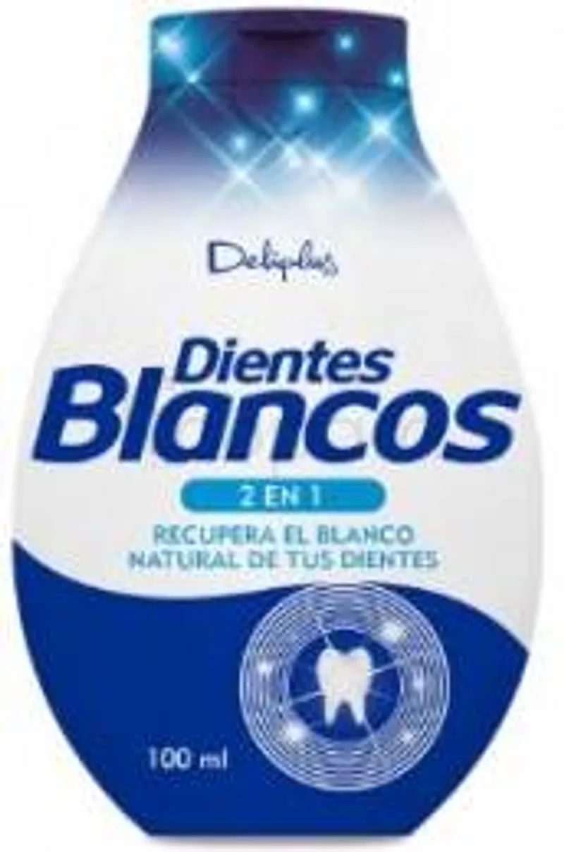 DELIPLUS DIENTES BLANCOS 2 EN 1 DENTIFRICE 100ML