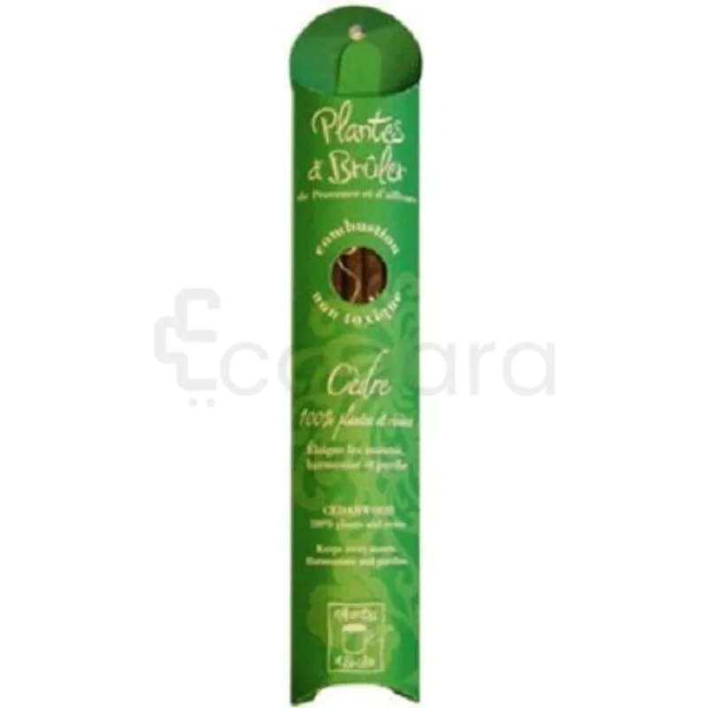 CIEL D'AZUR PLANTES A BRULER BATONS CEDRE BOITE DE 10