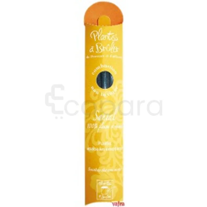 CIEL D'AZUR PLANTES A BRULER BATONS SANTAL BOITE DE 10