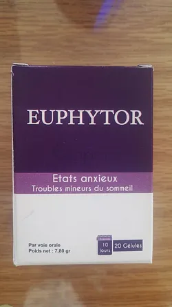 EUPHYTOR BOITE DE 20 GELULES