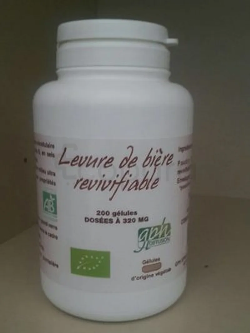 GPH LEVURE DE BIERE REVIVIFIABLE 320MG BOITE DE 200 GELULES