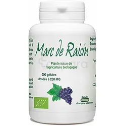 GPH MARC DE RAISIN 250MG BOITE DE 200 GELULES