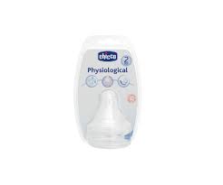 CHICCO TETINE PHYSIOLOGICAL SILICON +2MOIS BOITE DE 2 REFERENCE 81627