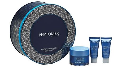PHYTOMER COFFRET HYDRATATION PEELING VEGETAL 15ML + CREME HYDRA ORIGINEL 50ML + MASQUE DESALTERANT 15ML