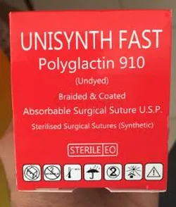 UNISYNTH FAST POLYGLACTIN 910 REFERENCE 12E75CZ26