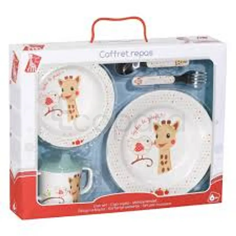 SOPHIE LA GIRAFE COFFRET REPAS +6MOIS REFERENCE 460007