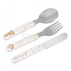 SOPHIE LA GIRAFE SET DE 3 COUVERTS REFERENCE 450407