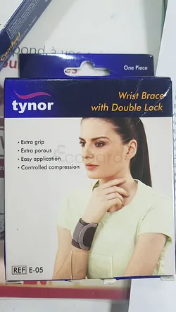 TYNOR WRIST BRACE WITH DOUBLE LOCK TAILLE L REFERENCE E05CAZ