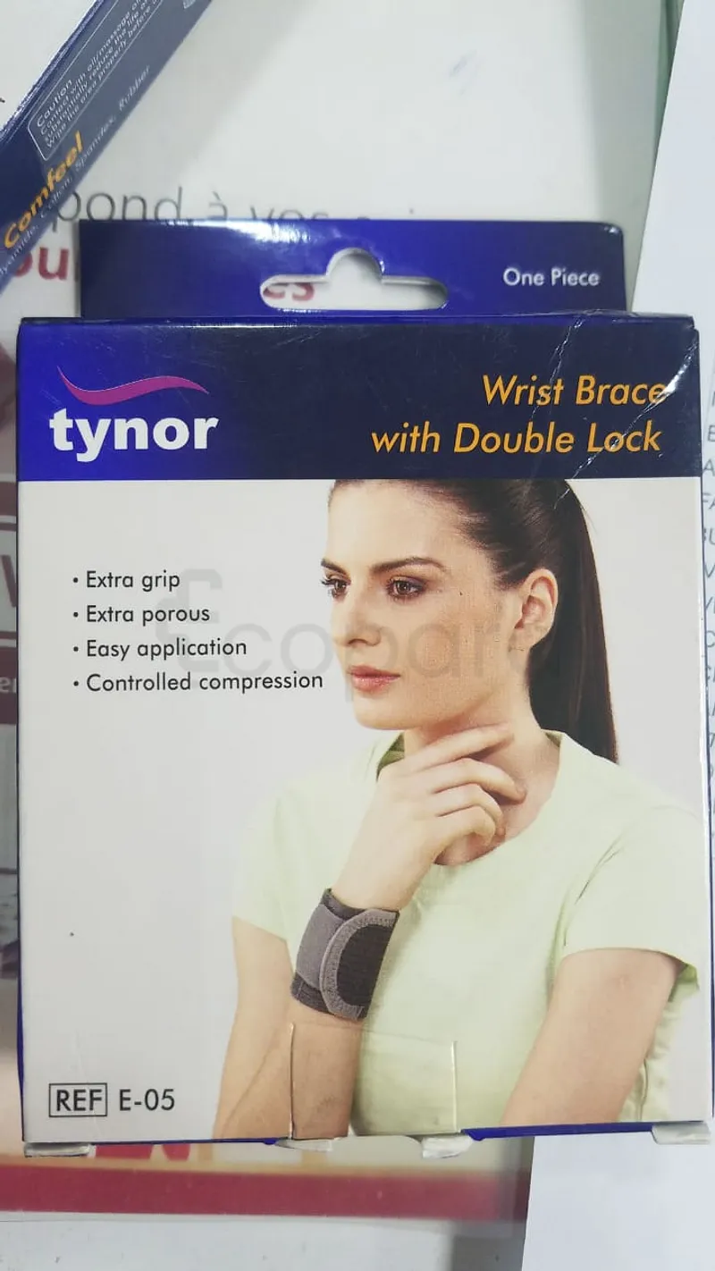 TYNOR WRIST BRACE WITH DOUBLE LOCK TAILLE L REFERENCE E05CAZ