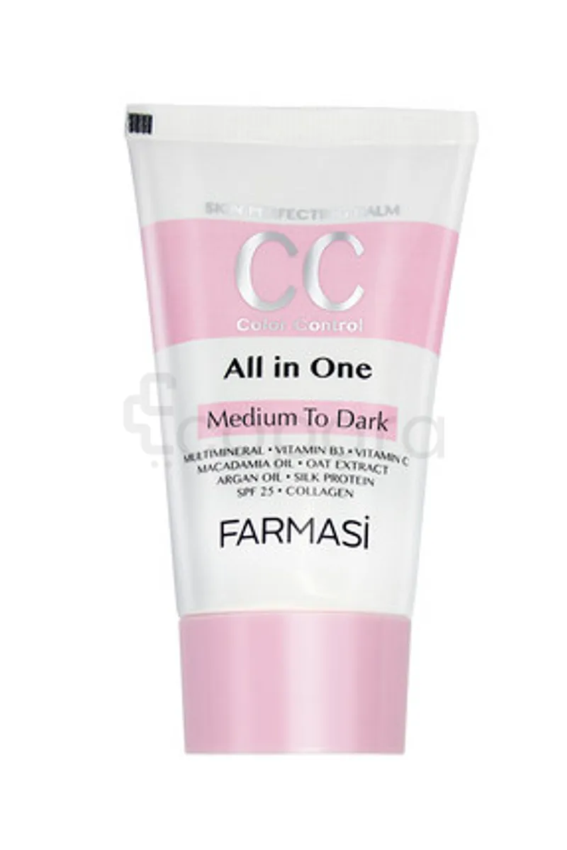 FARMASI CC CREME ALL IN ONE MEDIUM TO DARK 50ML