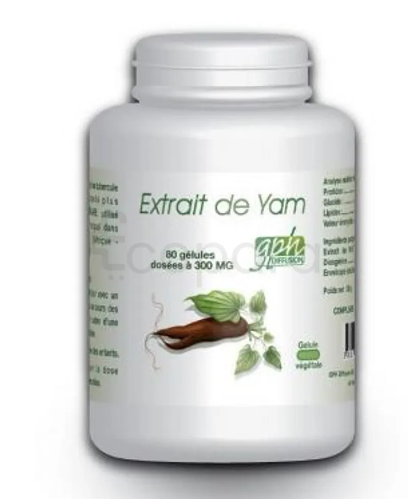 GPH EXTRAIT DE YAM 300MG BOITE DE 80 GELULES