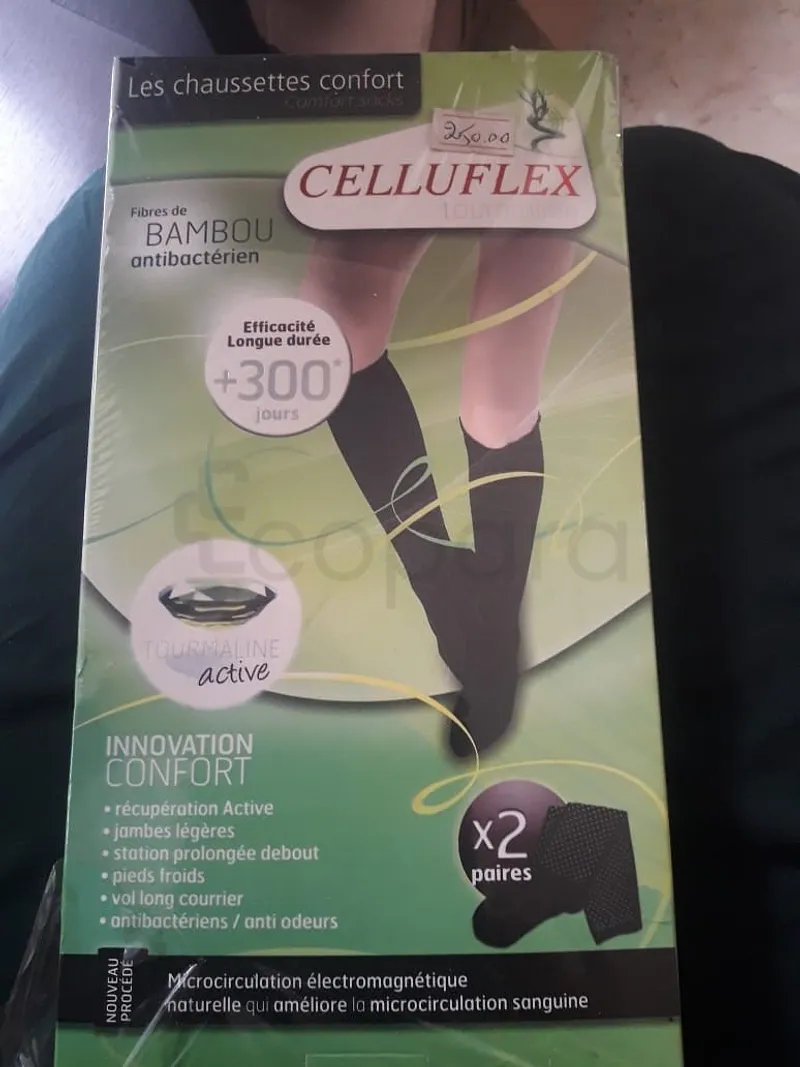 CELLUFLEX CHAUSSETTES CONFORT 2 PAIRES REFERENCE 9817398