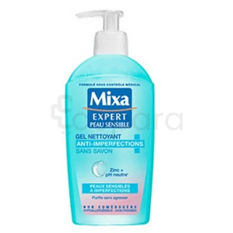 MIXA EXPERT GEL NETTOYANT PEAU SENSIBLE 200ML