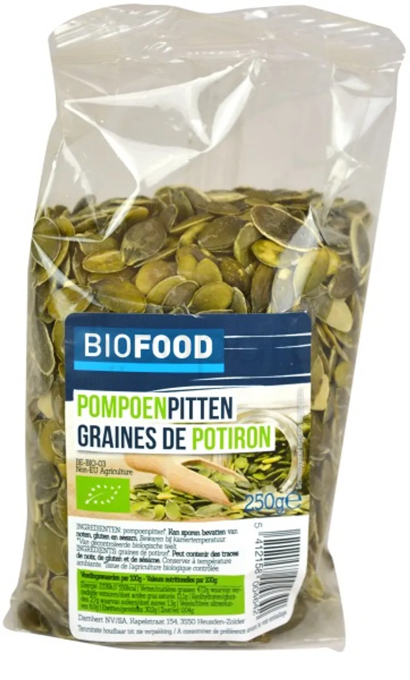 DAMHERT BIOFOOD GRAINES DE POTIRON 250G