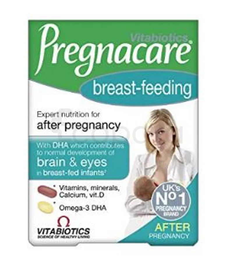 PREGNACARE BREAST-FEEDING ALLAITEMENT BOITE DE 56 COMPRIMES + BOITE DE 28 CAPSULES