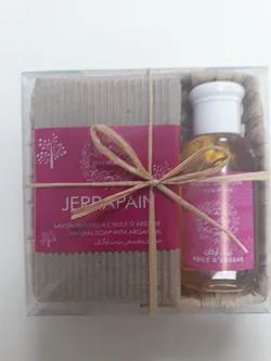 JERRAFLORE MINI COFFRET JERRARGANE COSMÉTIQUE 100ML + JERRAPAIN