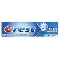 CREST DENTIFRICE DECAY PREVENTION MILD MINT 100ML