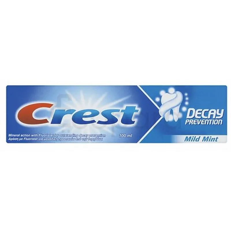 CREST DENTIFRICE DECAY PREVENTION MILD MINT 100ML