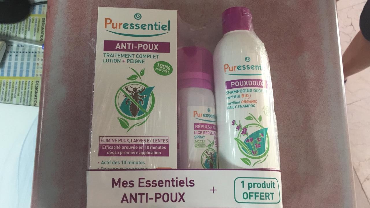 PURESSENTIEL PACK MES ESSENTIELS ANTI-POUX LOTION 100ML + PEIGNE + SPRAY REPULSIF 75ML + SHAMPOOING QUOTIDIEN 200ML