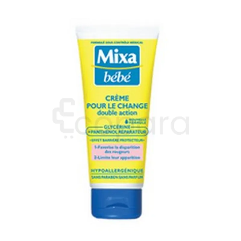 MIXA BEBE CREME POUR LE CHANGE DOUBLE ACTION 100ML