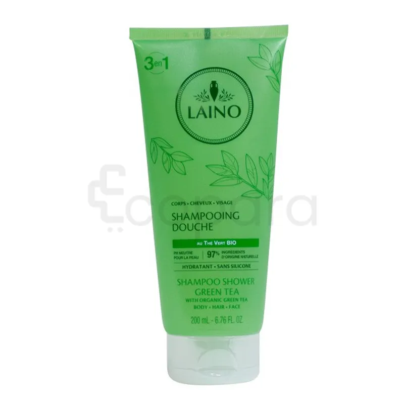 LAINO SHAMPOOING DOUCHE 3EN1 THE VERT BIO 200ML
