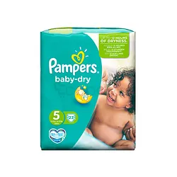 PAMPERS COUCHES BABY DRY TAILLE 2 BOITE DE 40