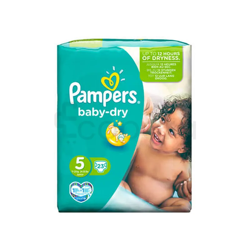 PAMPERS COUCHES BABY DRY TAILLE 2 BOITE DE 40