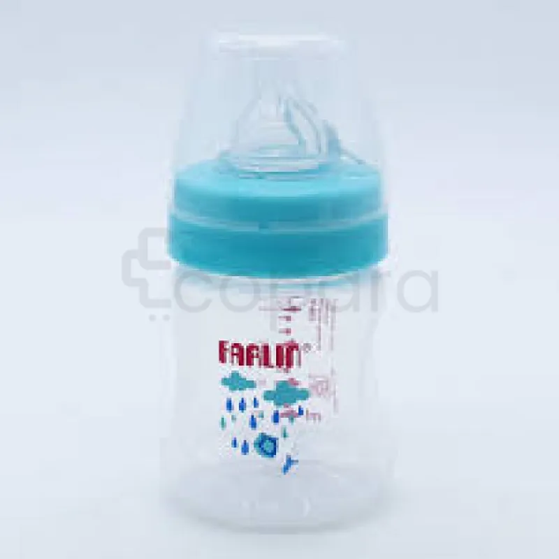 FARLIN BIBERON PLASTIQUE COL LARGE BLEU 150ML REFERENCE AB-42012