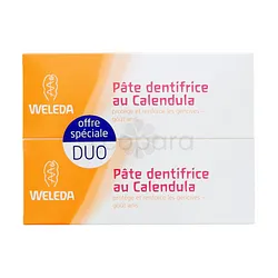 WELEDA PATE DENTIFRICE AU CALENDULA DUO 75ML*2