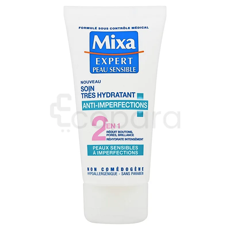 MIXA EXPERT PEAU SENSIBLE SOIN TRES HYDRATANT ANTI-IMPERFECTONS 50ML