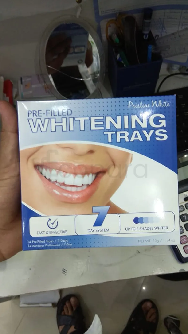 BEAMING WHITE PRE-FILLED WHITENING TRAYS 7 DAY SYSTEM BOITE DE 14