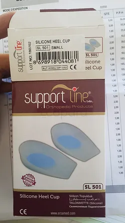 SUPPORT LINE TALONNETTES EN SILICONE TAILLE S REFERENCE SL 501