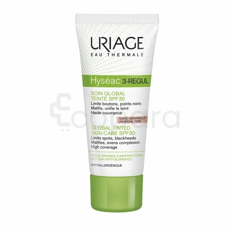 URIAGE HYSEAC 3-REGUL SOIN GLOBAL TEINTE SPF30 40ML