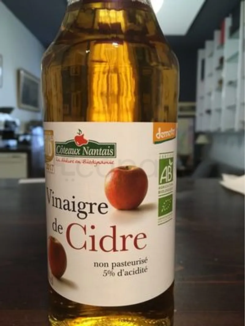 COTEAUX NANTAIS VINAIGRE DE CIDRE DE POMME NON PASTEURISE 50CL