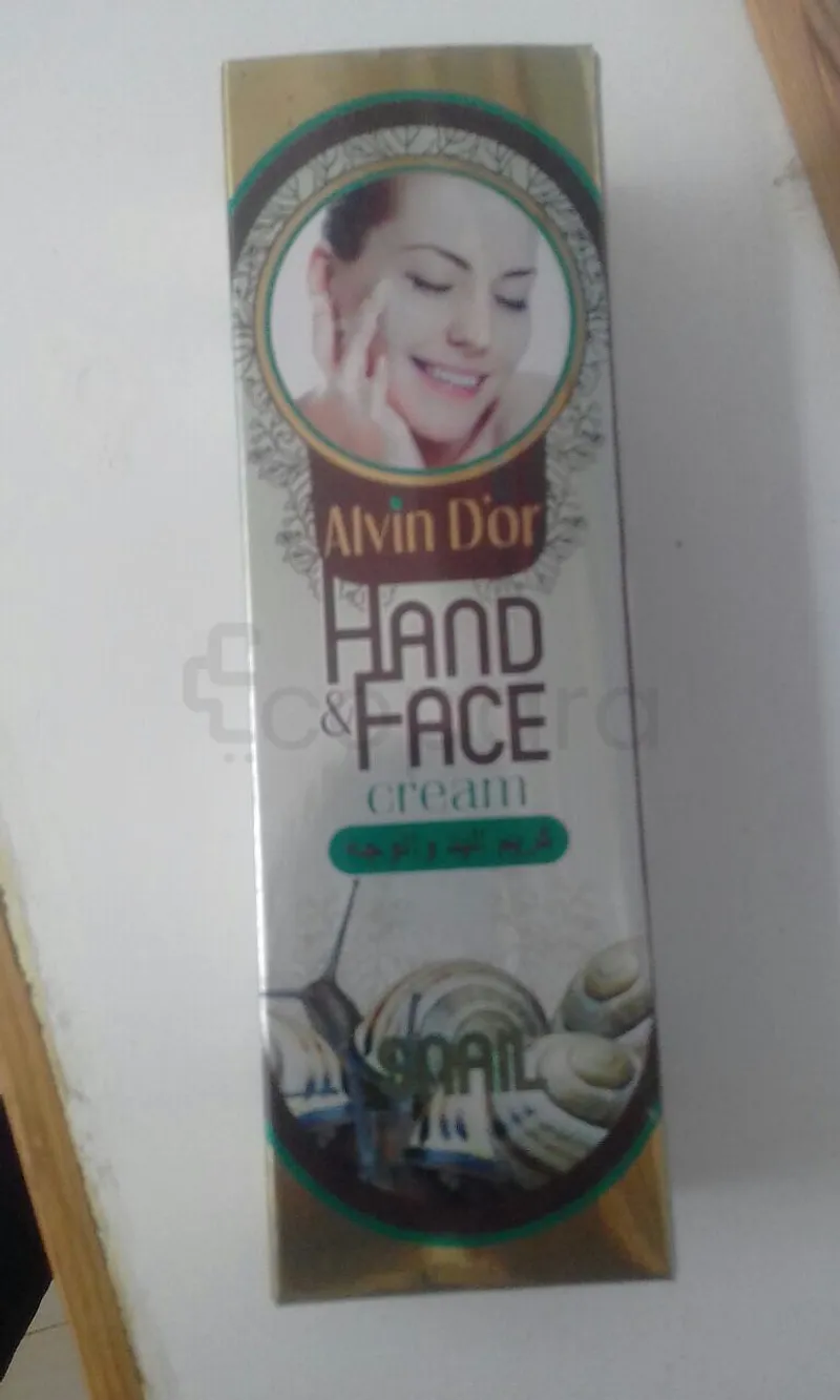 ALVIN D'OR HAND AND FACE CREAM CREME MAINS ET VISAGE 120ML