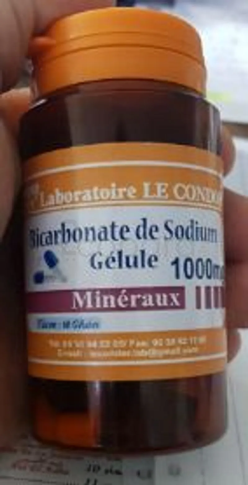 LE CONDOR BICARBONATE DE SODIUM 1000MG BOITE DE 60 GELULES