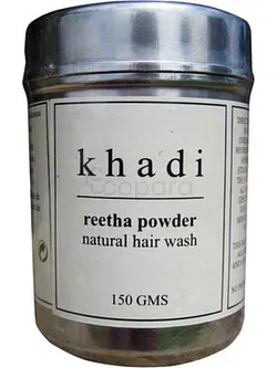 KHADI SHAMPOOING BIO EN POUDRE REETHA 150G