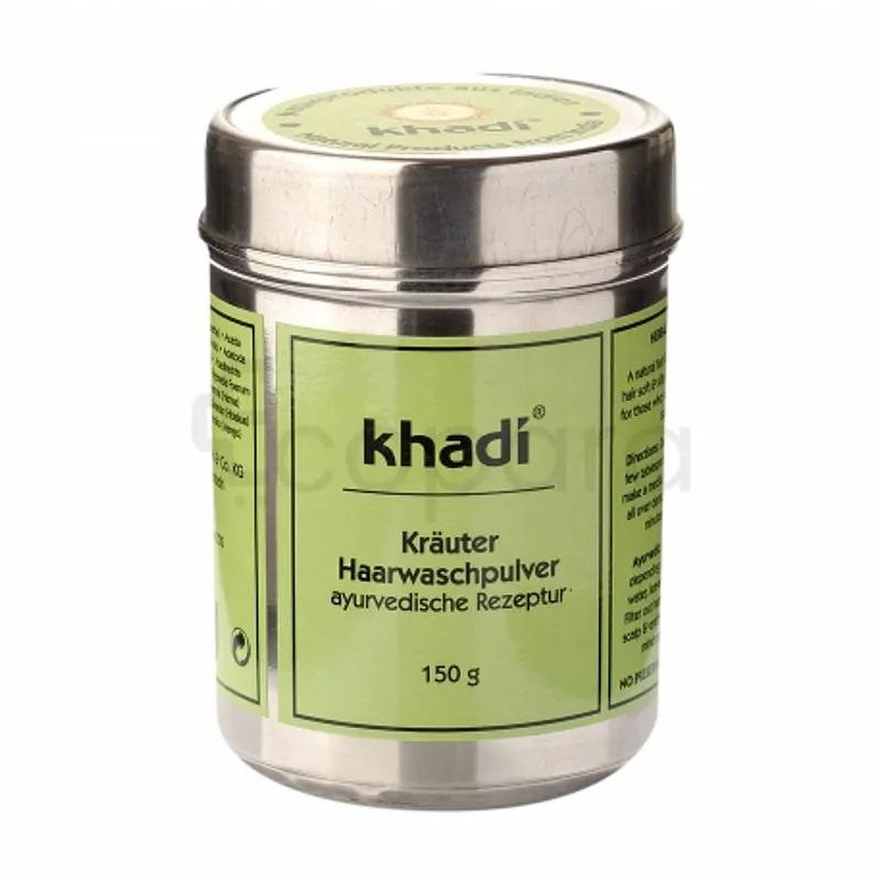 KHADI SHAMPOOING AYURVEDIQUE BIO EN POUDRE PLANTES 150G
