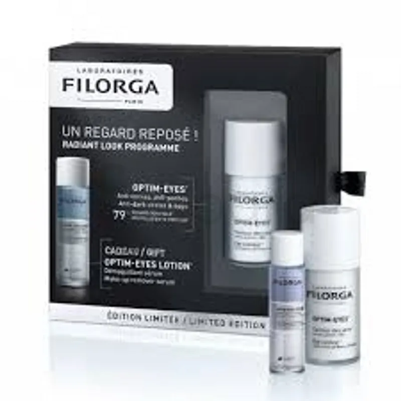 FILORGA COFFRET OPTIM-EYES 15ML + OPTIM EYES LOTION 20ML + OPTIM-EYES PATCH