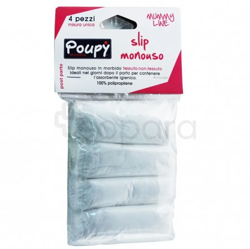 POUPY CULOTTES JETABLES BEBE 12-18MOIS BOITE DE 4