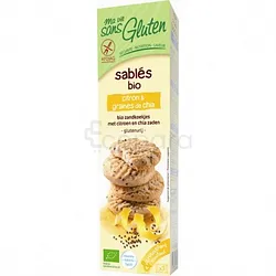 MA VIE SANS GLUTEN SABLES BIO CITRON ET GRAINES DE CHIA 150G