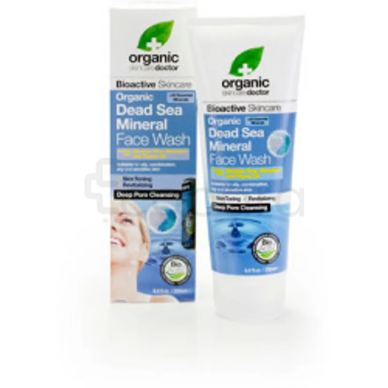 DR ORGANIC DEAD SEA MINERAL FACE WASH 200ML