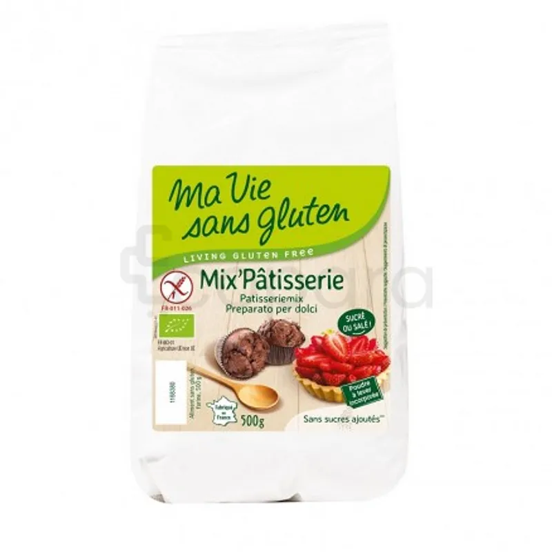 MA VIE SANS GLUTEN MIX PATISSERIE BIO 500G