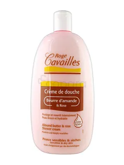 ROGE CAVAILLES CREME DE DOUCHE BEURRE D'AMANDE ET ROSE 750ML