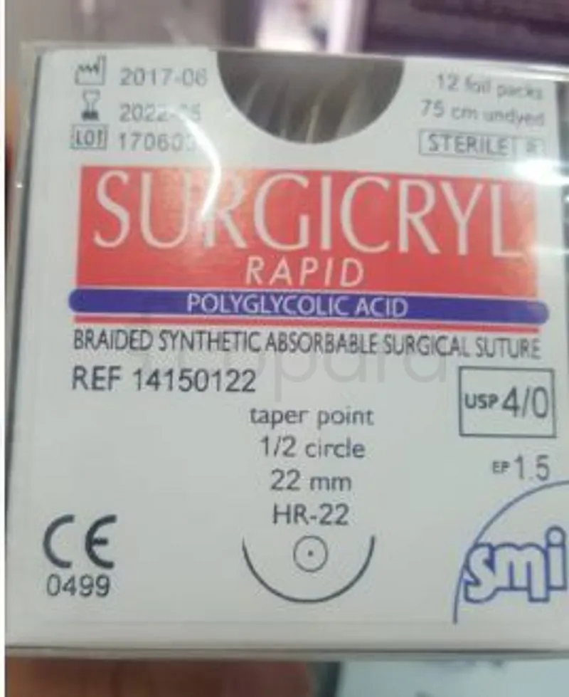 SURGICRYL 4/0 RAPID REFERENCE 14150122