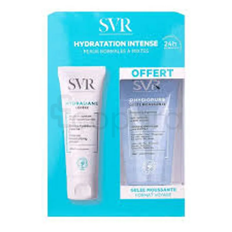 SVR COFFRET HYDRALIANE LEGERE 40ML + PHYSIOPURE GELEE MOUSSANTE 50ML