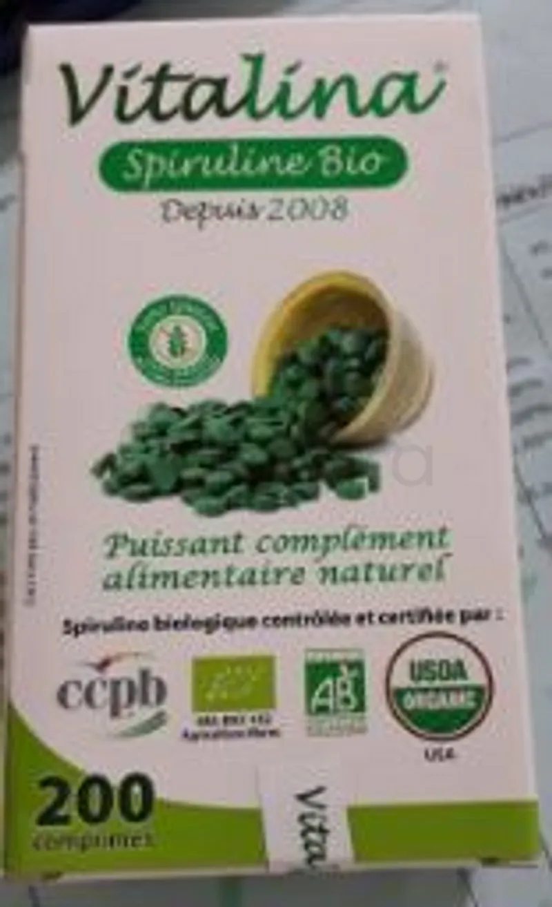 VITALINA SPIRULINE BIO BOITE DE 200 COMPRIMES