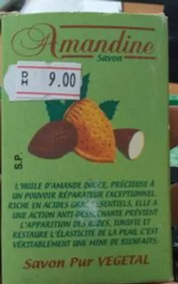 AMANDINE SAVON PUR VEGETAL 100G