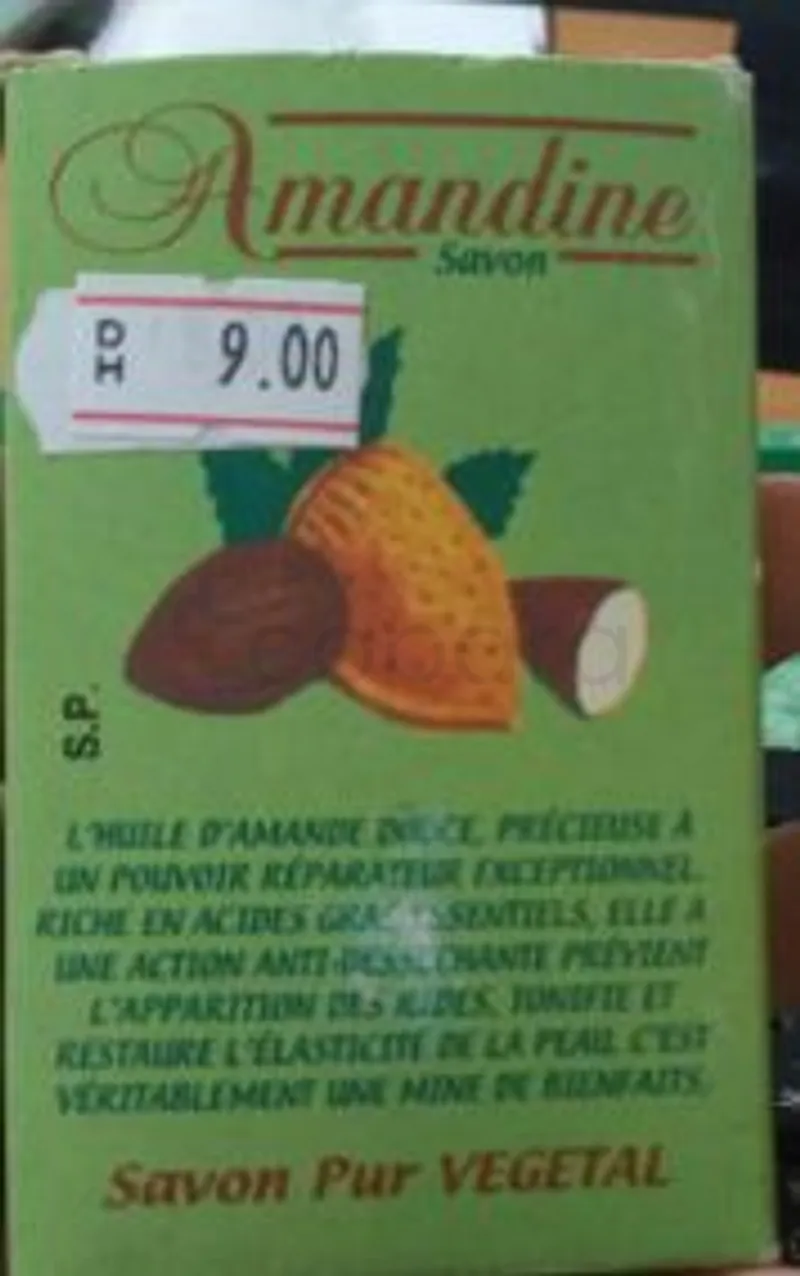 AMANDINE SAVON PUR VEGETAL 100G